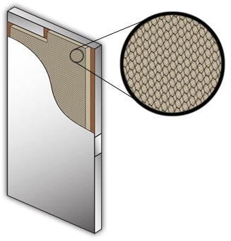 Honeycomb Door