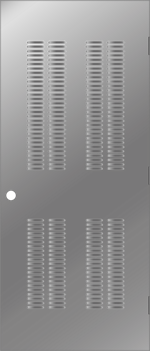 Metal Louver Utility Doors